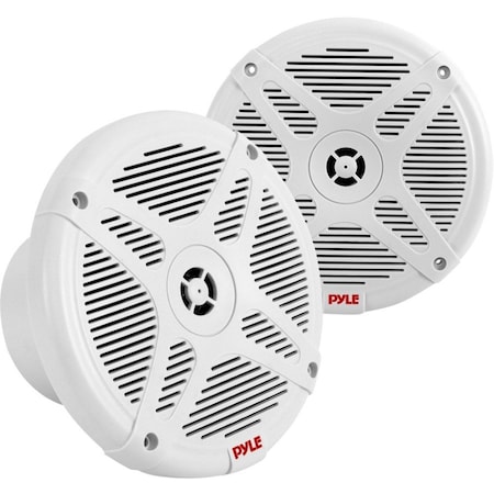 Pyle Dual 6.5 Bt Marine Speaker, PLMRF65MW, PR PLMRF65MW